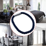 Maxbell Curtain Tieback Holdbacks Minimalist Simple Easy to Use Ornament for Bedroom Blue