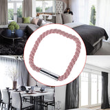 Maxbell Curtain Tieback Holdbacks Minimalist Simple Easy to Use Ornament for Bedroom Pink