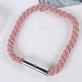 Maxbell Curtain Tieback Holdbacks Minimalist Simple Easy to Use Ornament for Bedroom Pink