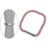 Maxbell Curtain Tieback Holdbacks Minimalist Simple Easy to Use Ornament for Bedroom Pink