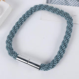 Maxbell Curtain Tieback Holdbacks Minimalist Simple Easy to Use Ornament for Bedroom Gray Blue