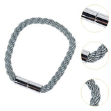 Maxbell Curtain Tieback Holdbacks Minimalist Simple Easy to Use Ornament for Bedroom Gray  Green
