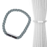 Maxbell Curtain Tieback Holdbacks Minimalist Simple Easy to Use Ornament for Bedroom Gray  Green
