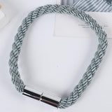 Maxbell Curtain Tieback Holdbacks Minimalist Simple Easy to Use Ornament for Bedroom Gray  Green