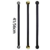 Maxbell Cross Arm for Garden Lamp Pole Cross Arm Ladder Rest for Streets Lawn Parks 41cm Argent ball