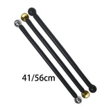 Maxbell Cross Arm for Garden Lamp Pole Cross Arm Ladder Rest for Streets Lawn Parks 41cm Argent ball