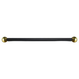Maxbell Cross Arm for Garden Lamp Pole Cross Arm Ladder Rest for Streets Lawn Parks 41cm gold ball