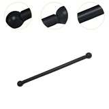 Maxbell Cross Arm for Garden Lamp Pole Cross Arm Ladder Rest for Streets Lawn Parks 56cm black ball
