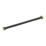 Maxbell Cross Arm for Garden Lamp Pole Cross Arm Ladder Rest for Streets Lawn Parks 56cm gold ball