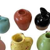 Maxbell 8x Mini Vase Fridge Magnets Funny Home Decor Decorative Refrigerator Magnets 2cm to 3cm Style A