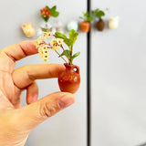 Maxbell 8x Mini Vase Fridge Magnets Funny Home Decor Decorative Refrigerator Magnets 2cm to 3cm Style A