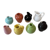Maxbell 8x Mini Vase Fridge Magnets Funny Home Decor Decorative Refrigerator Magnets 2cm to 3cm Style A