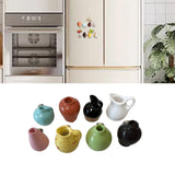 Maxbell 8x Mini Vase Fridge Magnets Funny Home Decor Decorative Refrigerator Magnets 2cm to 3cm Style A
