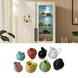 Maxbell 8x Mini Vase Fridge Magnets Funny Home Decor Decorative Refrigerator Magnets 2cm to 3cm Style A