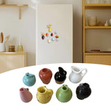 Maxbell 8x Mini Vase Fridge Magnets Funny Home Decor Decorative Refrigerator Magnets 2cm to 3cm Style A