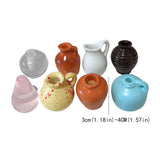Maxbell 8x Mini Vase Fridge Magnets Funny Home Decor Decorative Refrigerator Magnets 3cm to 4cm Style B
