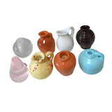 Maxbell 8x Mini Vase Fridge Magnets Funny Home Decor Decorative Refrigerator Magnets 3cm to 4cm Style B