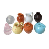 Maxbell 8x Mini Vase Fridge Magnets Funny Home Decor Decorative Refrigerator Magnets 3cm to 4cm Style B