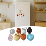 Maxbell 8x Mini Vase Fridge Magnets Funny Home Decor Decorative Refrigerator Magnets 3cm to 4cm Style B