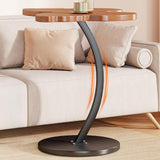 Maxbell C Shaped End Table Furniture Home Decoration for Apartment Small Space Couch