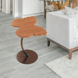 Maxbell C Shaped End Table Furniture Home Decoration for Apartment Small Space Couch