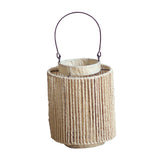 Maxbell Woven Lantern Tea Light Candle Holder Rustic for Living Room Outdoor Wedding