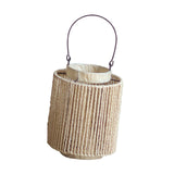 Maxbell Woven Lantern Tea Light Candle Holder Rustic for Living Room Outdoor Wedding