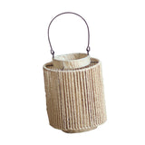 Maxbell Woven Lantern Tea Light Candle Holder Rustic for Living Room Outdoor Wedding