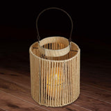 Maxbell Woven Lantern Tea Light Candle Holder Rustic for Living Room Outdoor Wedding