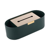 Maxbell Tissue Paper Holder Simple Tissue Dispenser for Bedside Table Bedroom Vanity Green