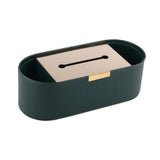 Maxbell Tissue Paper Holder Simple Tissue Dispenser for Bedside Table Bedroom Vanity Green