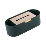 Maxbell Tissue Paper Holder Simple Tissue Dispenser for Bedside Table Bedroom Vanity Green
