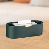 Maxbell Tissue Paper Holder Simple Tissue Dispenser for Bedside Table Bedroom Vanity Green