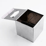 Maxbell Stainless Steel Tissue Box Paper Facial Cover for Bathroom Countertop