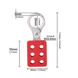 Maxbell Lock Out Hasp Loto Hasp Compact Sturdy for Lockout Station Aluminium 25mm locking hook