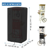Maxbell Popcorn Maker Cart Cover Polyester Protect Cover for Popcorn Machine