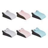 Maxbell Back Pillow Memory Cotton Wedge Prone Pillow for Office Dorm Watching Movies gray