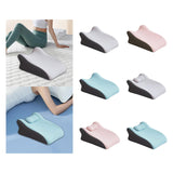 Maxbell Back Pillow Memory Cotton Wedge Prone Pillow for Office Dorm Watching Movies gray