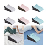 Maxbell Back Pillow Memory Cotton Wedge Prone Pillow for Office Dorm Watching Movies gray