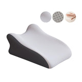 Maxbell Back Pillow Memory Cotton Wedge Prone Pillow for Office Dorm Watching Movies gray