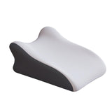 Maxbell Back Pillow Memory Cotton Wedge Prone Pillow for Office Dorm Watching Movies gray