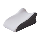 Maxbell Back Pillow Memory Cotton Wedge Prone Pillow for Office Dorm Watching Movies gray