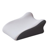 Maxbell Back Pillow Memory Cotton Wedge Prone Pillow for Office Dorm Watching Movies gray