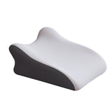 Maxbell Back Pillow Memory Cotton Wedge Prone Pillow for Office Dorm Watching Movies gray