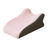 Maxbell Back Pillow Memory Cotton Wedge Prone Pillow for Office Dorm Watching Movies pink