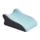 Maxbell Back Pillow Memory Cotton Wedge Prone Pillow for Office Dorm Watching Movies blue