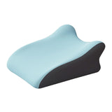 Maxbell Back Pillow Memory Cotton Wedge Prone Pillow for Office Dorm Watching Movies blue