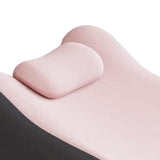 Maxbell Back Pillow Memory Cotton Wedge Prone Pillow for Office Dorm Watching Movies pink with head brace