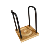 Maxbell Paper Cup Holder Stand Save Space Drinks Cups Rack for Bar Parties Black 1 Slot