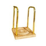 Maxbell Paper Cup Holder Stand Save Space Drinks Cups Rack for Bar Parties Gold 1 Slot